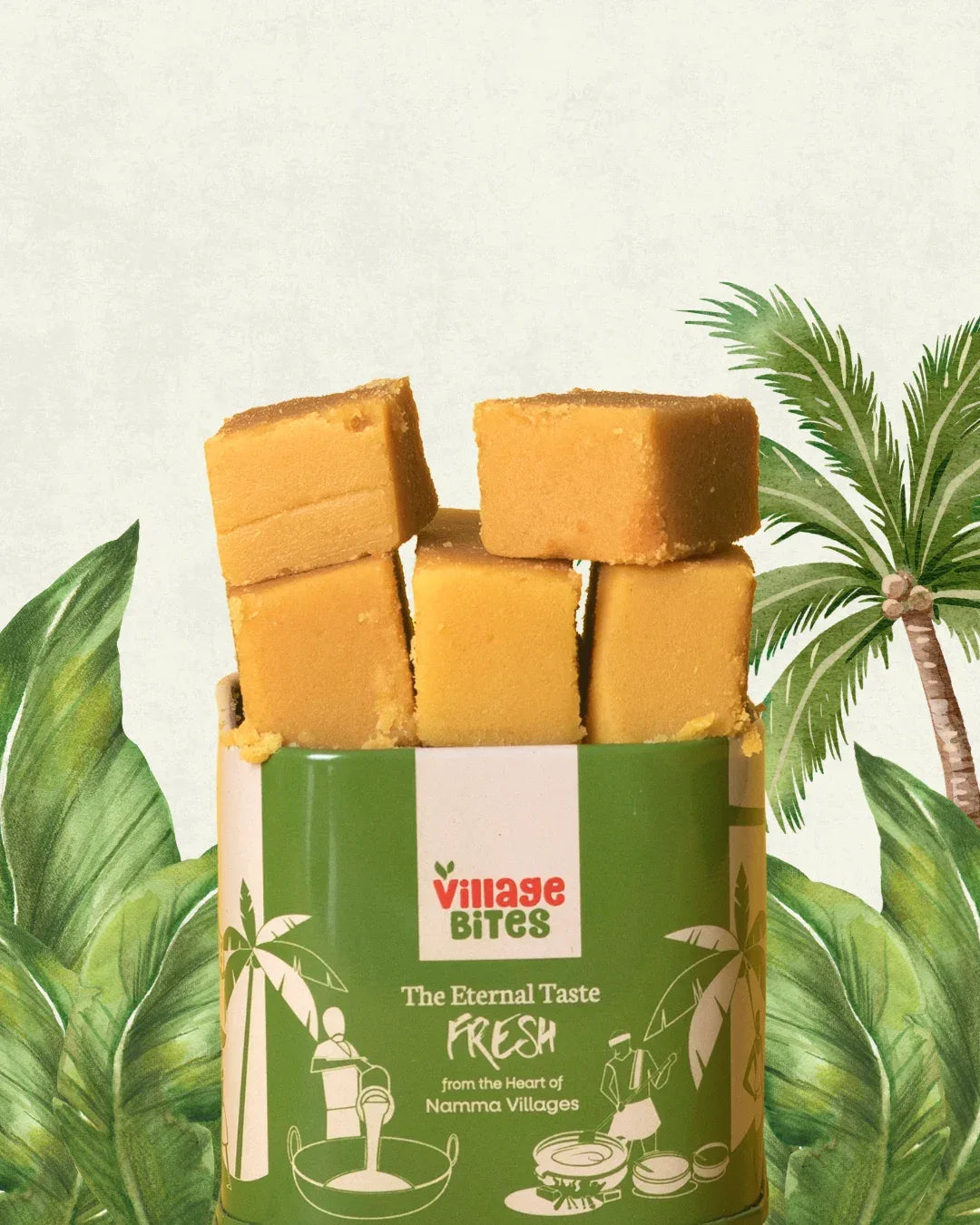 Best Mysore Pak packed in The Village Bites box, India