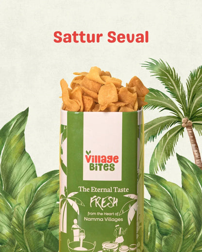 Sattur seeval festive tin – crispy Tamil Nadu savoury snack